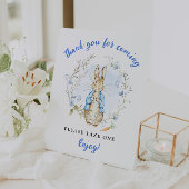 Rabbit-Thema Gefallen Geschenk Pedestal-Zeichen Sockelschild