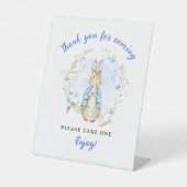 Rabbit-Thema Gefallen Geschenk Pedestal-Zeichen Sockelschild (Vorderseite)