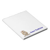 Rabbit Tier Parade Personalized Note PAD Notizblock (angewinkelt)