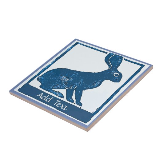 Rabbit Tile, Text hinzufügen Fliese (Seite)