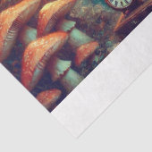 Rabbit und Alice Wonderland Forest Magic Decoupage Seidenpapier (Ausschnitt)