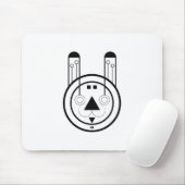Rabbit Usagi Zodiac Sign Mousepad (Mit Mouse)