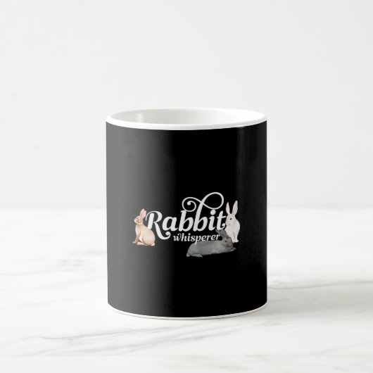 Rabbit Whisperer Funny Pet Bunny Rabbit Kaffeetasse (Mittel)