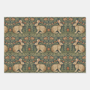 Rabbit Willian Morris Inspiriert Wrapping Paper Geschenkpapier Set