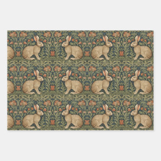 Rabbit Willian Morris Inspiriert Wrapping Paper Geschenkpapier Set