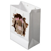 Rabbit with pracible mittlere geschenktüte (Vorderseite Schrägansicht)