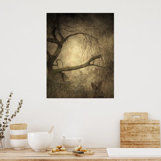 Rabbit Woods Poster (Küche)