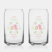 Rabbit Wreath Soda Glass Dosenglas (Vorderseite)
