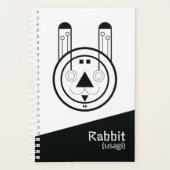Rabbit Zodiac-Zeichenplaner Planer (Vorderseite)