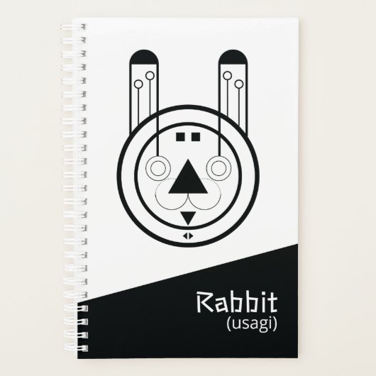 Rabbit Zodiac-Zeichenplaner Planer (Vorderseite)