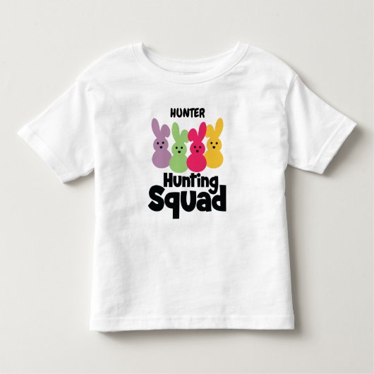 "RABBITS JUNTING SQUAD" PERSONALISIERT KLEINKIND T-SHIRT (Vorderseite)