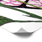 Rabbits Love Roses Poster (Ecke)