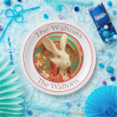Rabbit's Royal Dress Code Paper Plate Pappteller (Party)