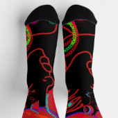 Rabbit's Stylish Christmas Crew Socks Socken (Oben)