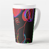 Rabbit's Stylish Christmas Mug Milchtasse (Rechte Ecke)