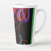 Rabbit's Stylish Christmas Mug Milchtasse (Rechts)