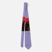 Rabbit's Stylish Christmas Necktie Krawatte (Rückseite)