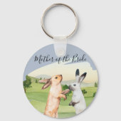 Rabbits Wedple Country Garden Schlüsselanhänger (Vorderseite)