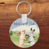 Rabbits Wedple Country Garden Schlüsselanhänger (Vorderseite)