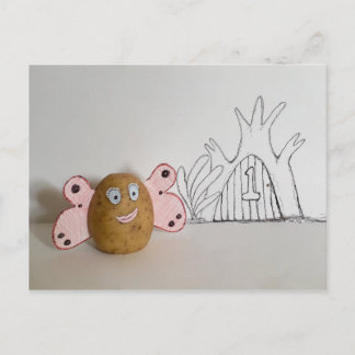 Rabbitswood Potato Fairy Number 1 Funny Postcard Postkarte
