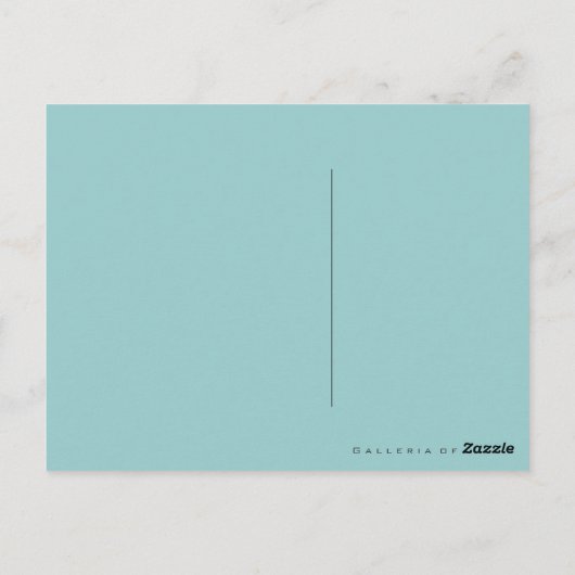 Rabbitt Alice Wonderland ~ Postkarte / Einladung (Rückseite)