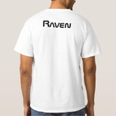 Rabe auf dem Baum T-Shirt (Rückseite)