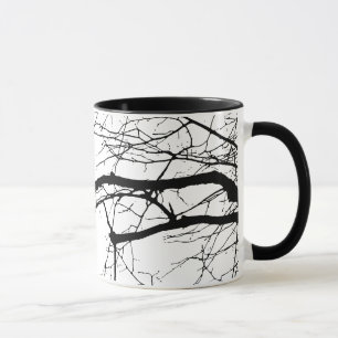 Rabe auf dem Baum Tasse