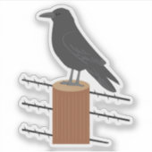 Rabe Aufkleber (Vorderseite)