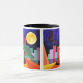 Rabe begehrt den Mond Tasse (Zentrum)