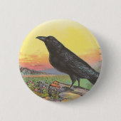 Rabe Button (Vorderseite)