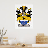 Rabe Familienwappen Poster (Küche)
