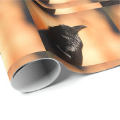 Rabe Geschenkpapier (Rolleneckpunkt)