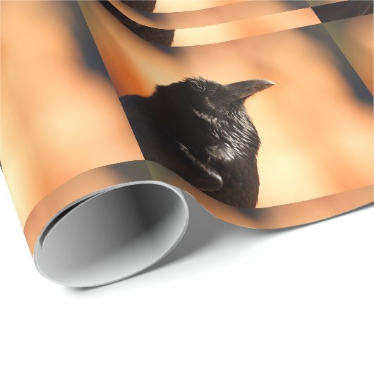 Rabe Geschenkpapier (Rolleneckpunkt)