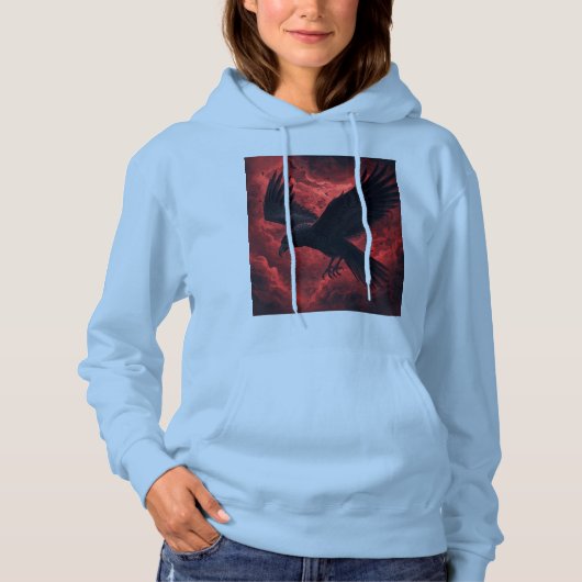 Rabe Hoodie (Vorderseite)
