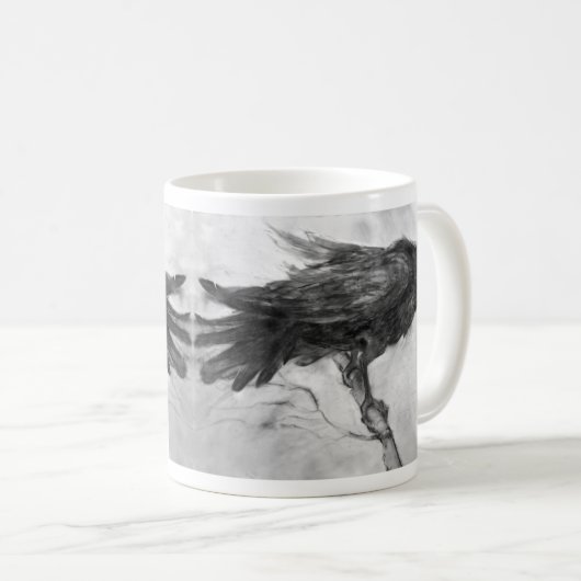 Rabe Kaffeetasse (VorderseiteRechts)