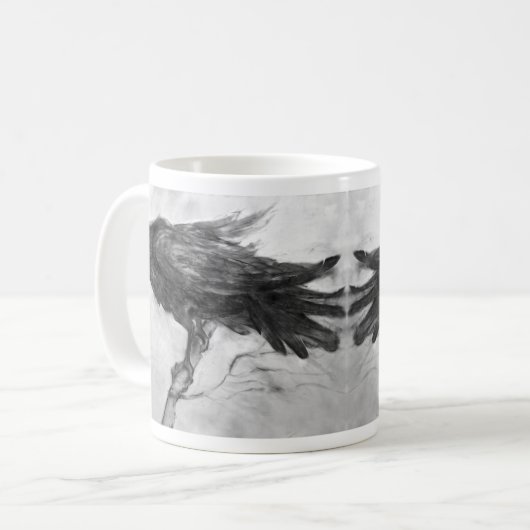 Rabe Kaffeetasse (Vorderseite Links)