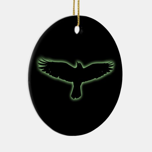 Rabe Keramikornament (Rechts)