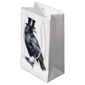 Rabe Kleine Geschenktüte (Vorderseite Schrägansicht)