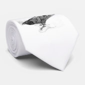 Rabe Krawatte (Gerollt)