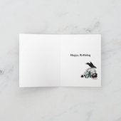 Rabe, Kreuz und Schädel Karte (Innenseite)