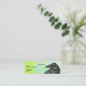 Rabe Mini Visitenkarte (Stehend Vorderseite)