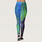 Rabe mit eine Haltungs-Leggings Leggings (Rückseite)