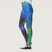 Rabe mit eine Haltungs-Leggings Leggings (Links)