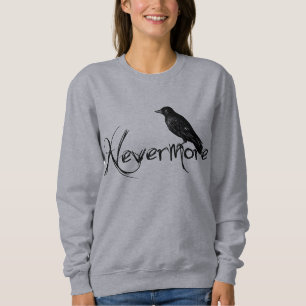 Rabe nie wieder Halloween Edgar Allen Poe Sweatshirt