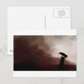 Rabe Postkarte (Vorne/Hinten)