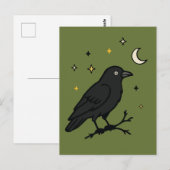 Rabe Postkarte (Vorne/Hinten)