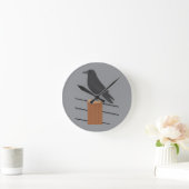 Rabe Runde Wanduhr (Zuhause)