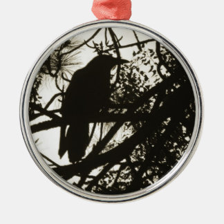 Rabe Steampunk Ornament Aus Metall