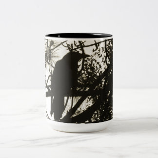 Rabe Steampunk Zweifarbige Tasse