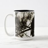 Rabe Steampunk Zweifarbige Tasse (Links)